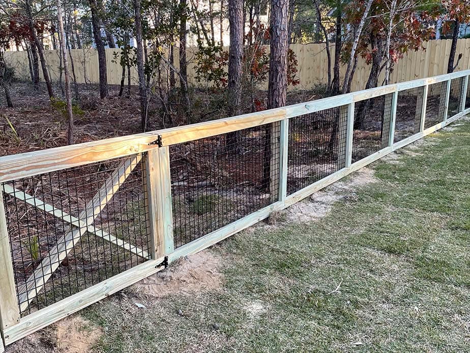 farm fence Blue Mountain Beach Florida