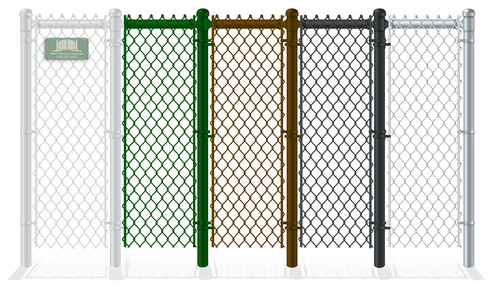 Chain Link Fence Colors In Santa Rosa Beach
