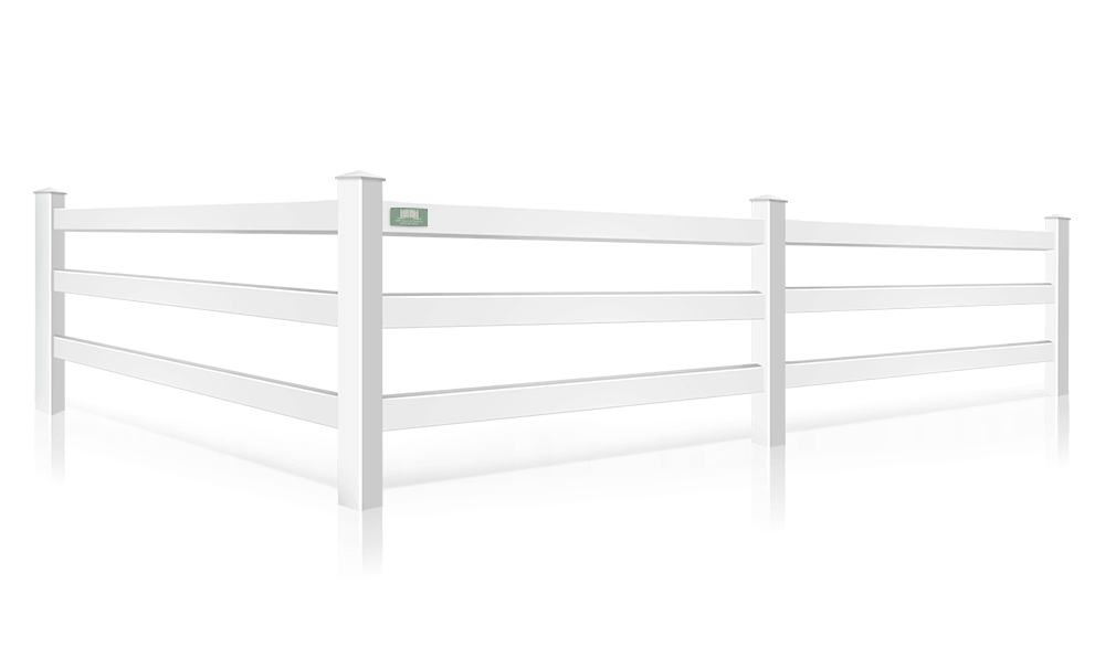 Decorative vinyl rail fence in the Santa Rosa Beach area.