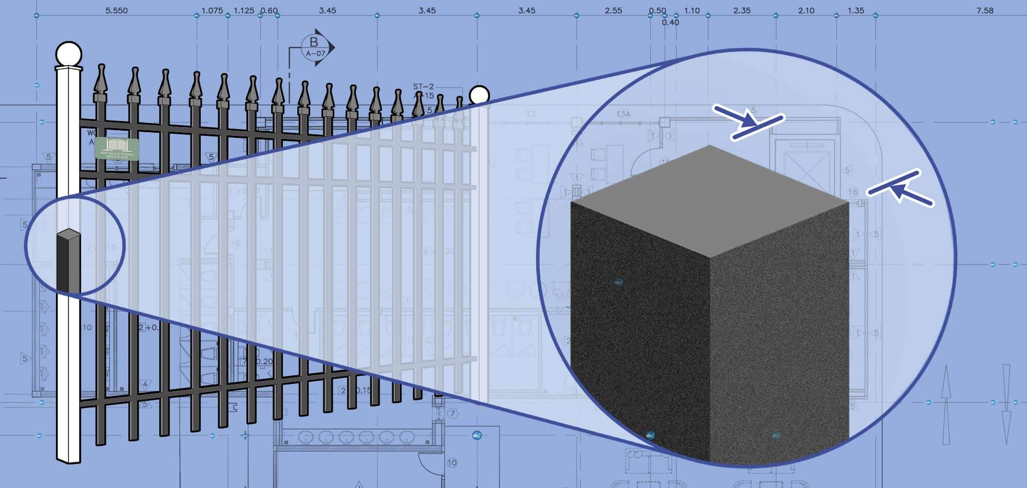 Santa Rosa Beach Ornamental Iron fence Posts installation company