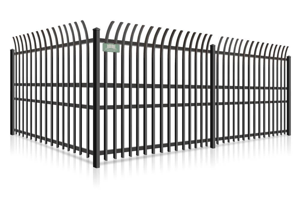 Commercial Wrought Iron fence installation for the Santa Rosa Beach area.