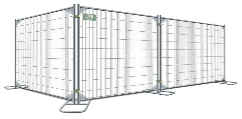 Temporary fence installation for the Santa Rosa Beach area.