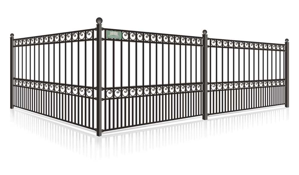 Residential Wrought Iron fence installation for the Santa Rosa Beach area.