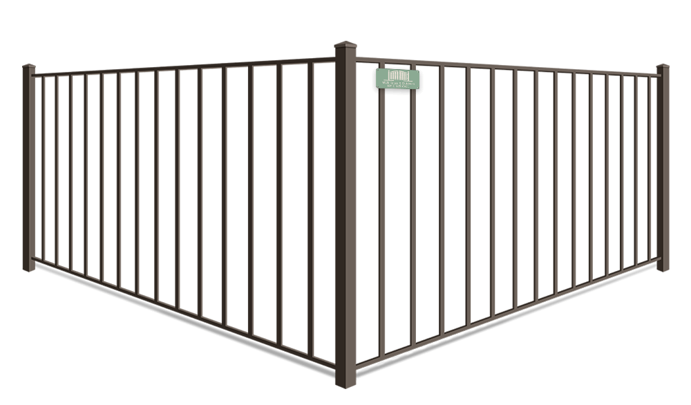 2 Rail aluminum fence company in Santa Rosa Beach