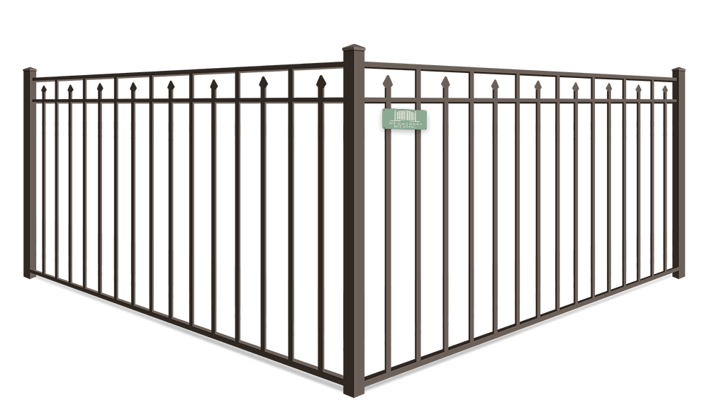 Alternating Extended Pickets aluminum fence company in Santa Rosa Beach