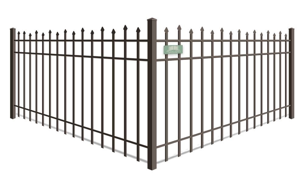 Staggered Picket aluminum fence company in Santa Rosa Beach