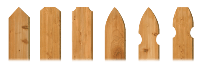 Picket styles - wood fence company in Santa Rosa Beach