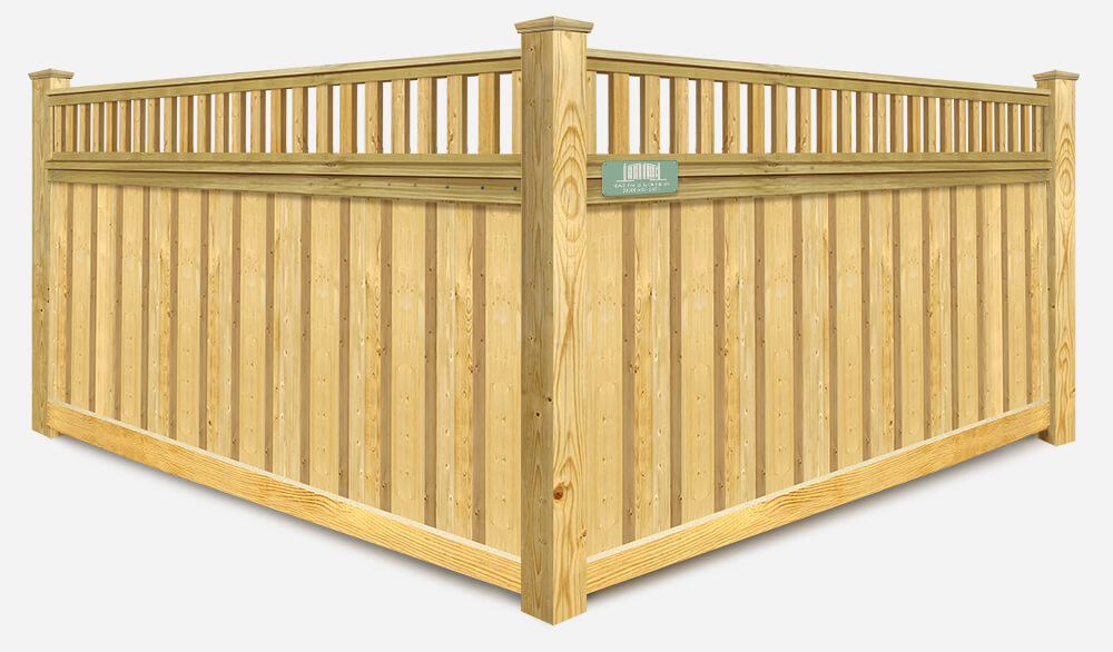 Spindle Top wood fence company in Santa Rosa Beach
