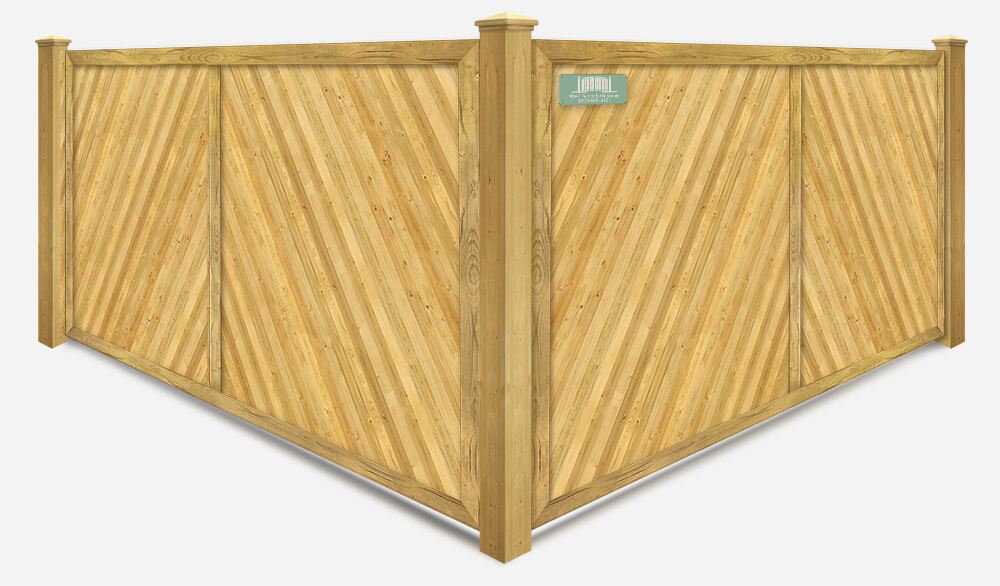 Herringbone wood fence company in Santa Rosa Beach