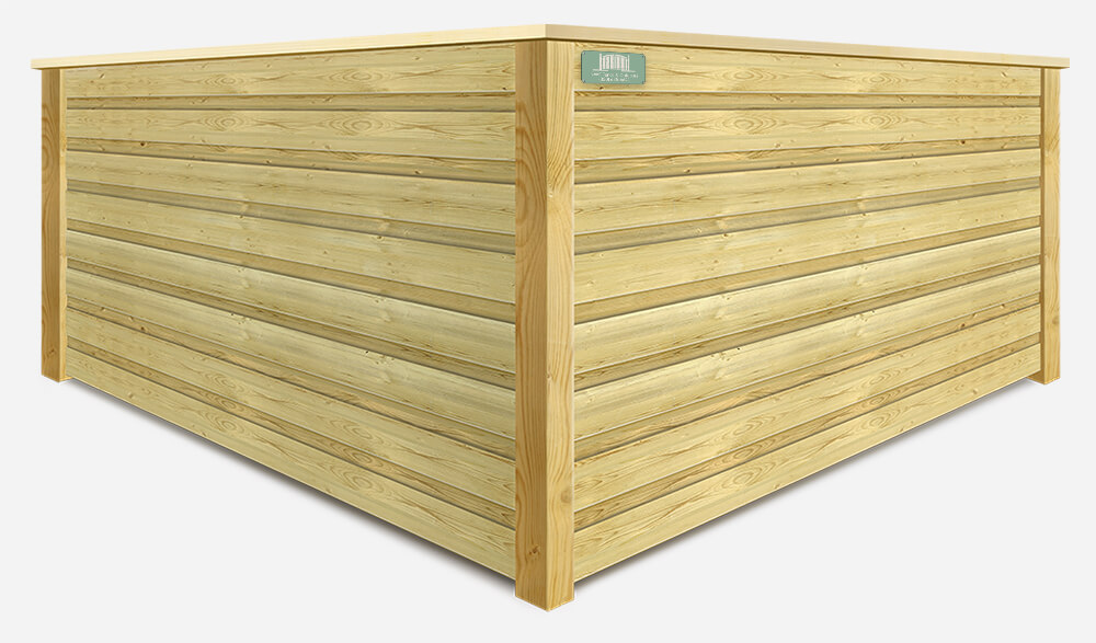 Horizontal Board On Board wood fence company in Santa Rosa Beach