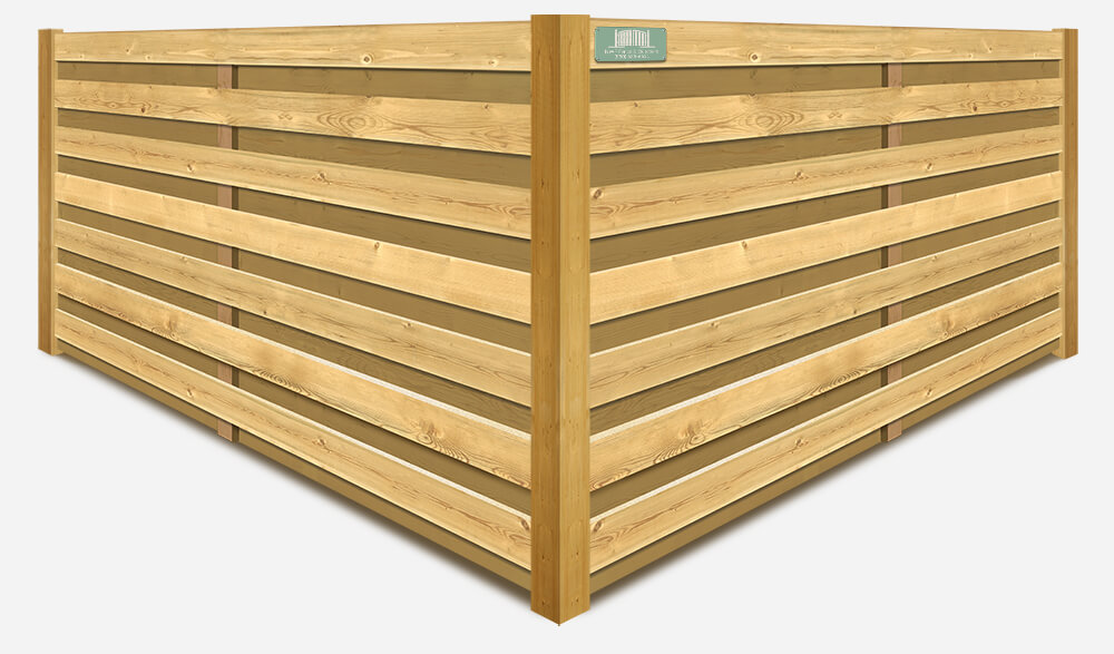 Horizontal Shadowbox wood fence company in Santa Rosa Beach