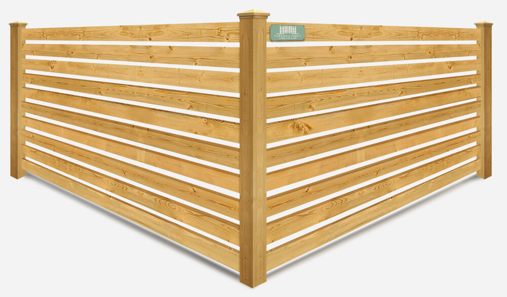 Horizontal Spaced Picket wood fence company in Santa Rosa Beach