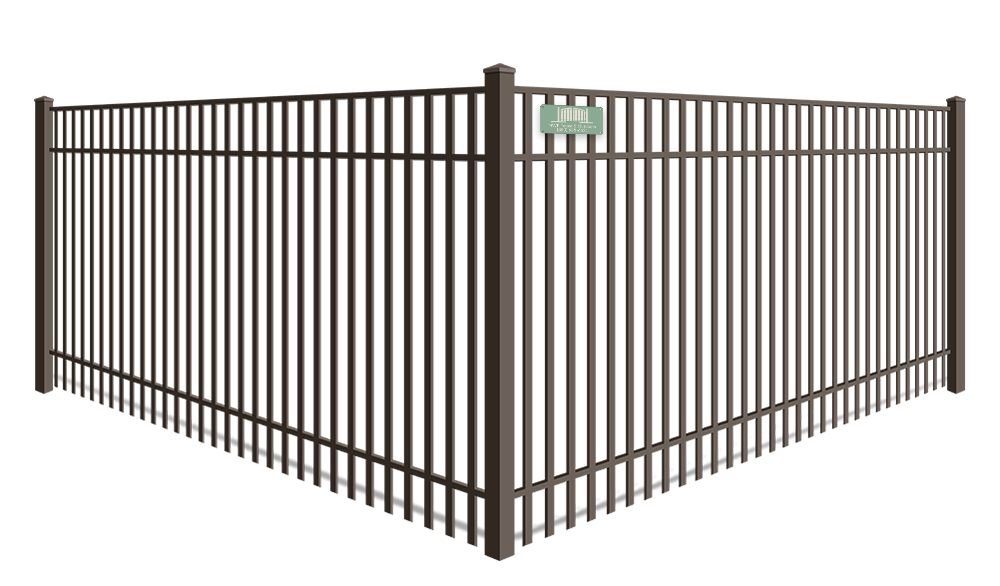 Double Picket wrought iron fence company in Santa Rosa Beach