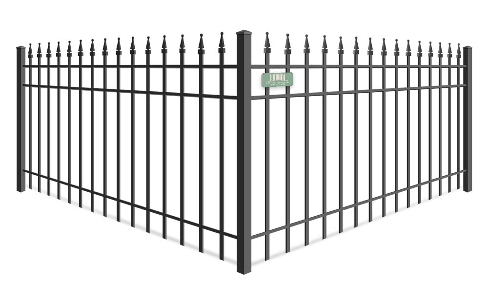 Quad Flare wrought iron fence company in Santa Rosa Beach