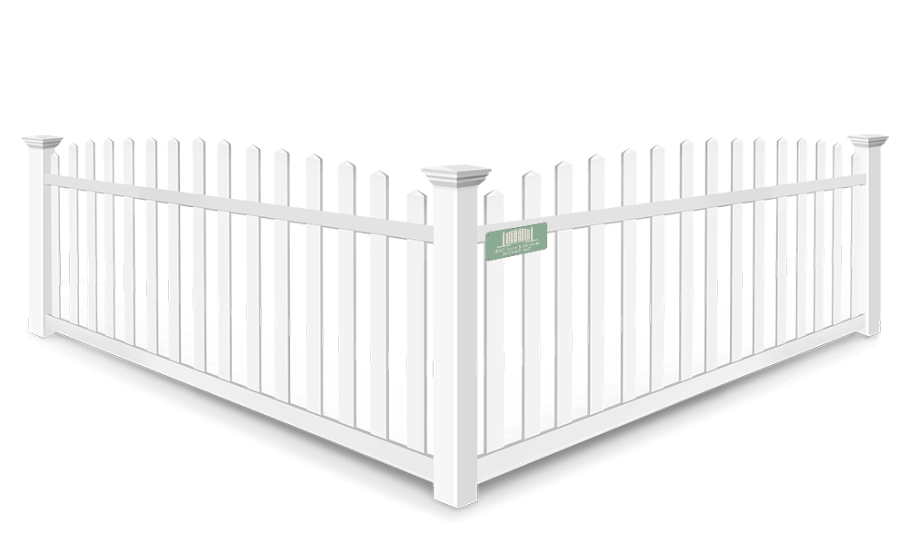 Arched picket vinyl fence contractor in Santa Rosa Beach