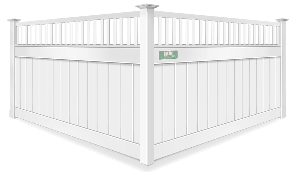 Spindle Top vinyl fence contractor in Santa Rosa Beach