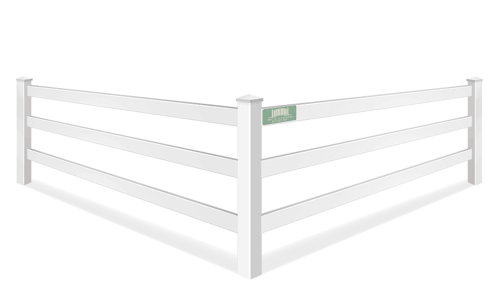Post & Rail vinyl fence contractor in Santa Rosa Beach