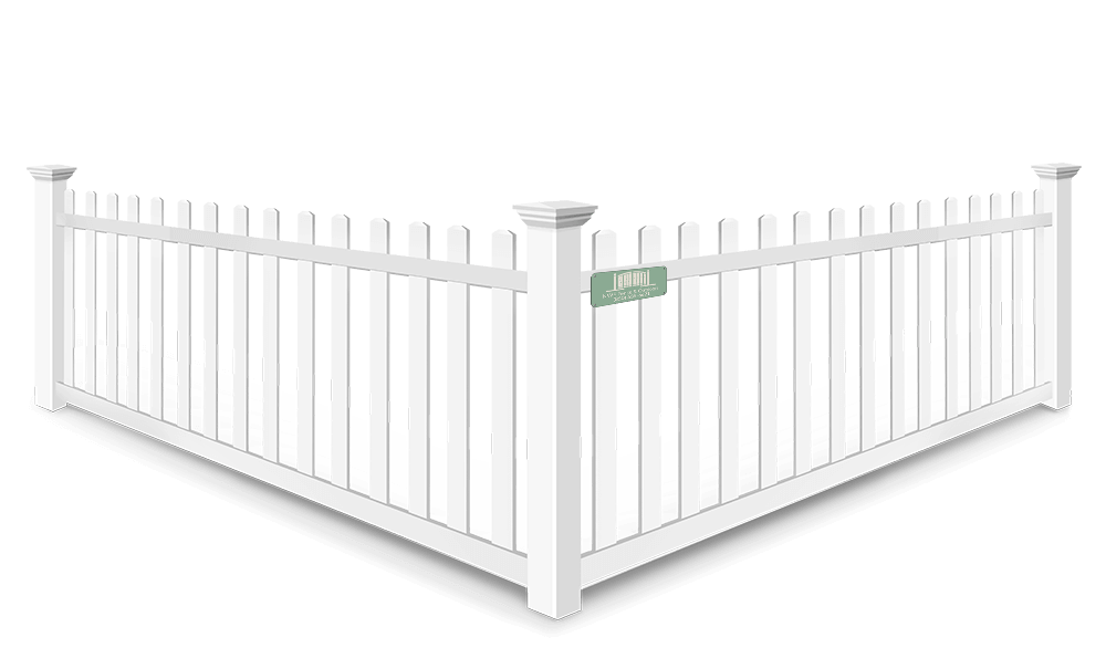 Open Picket vinyl fence contractor in Santa Rosa Beach