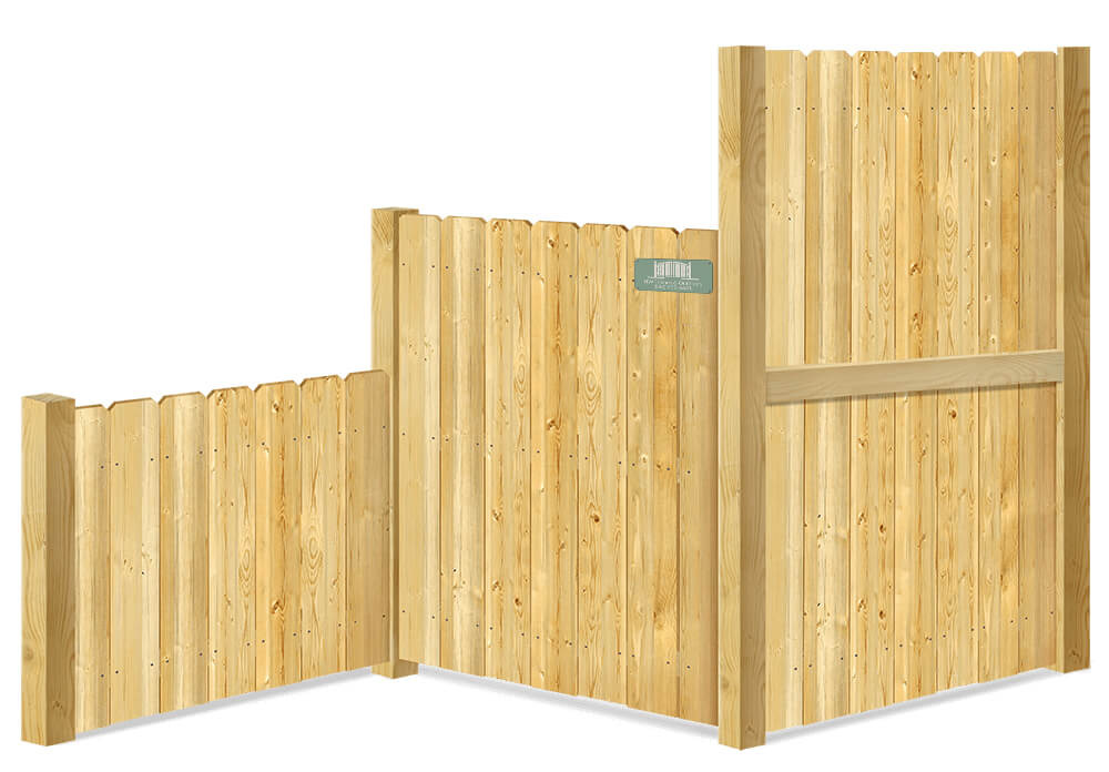 Wood fence height options Santa Rosa Beach